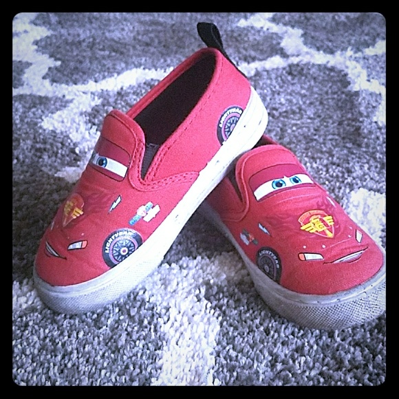 lightning mcqueen slip on shoes